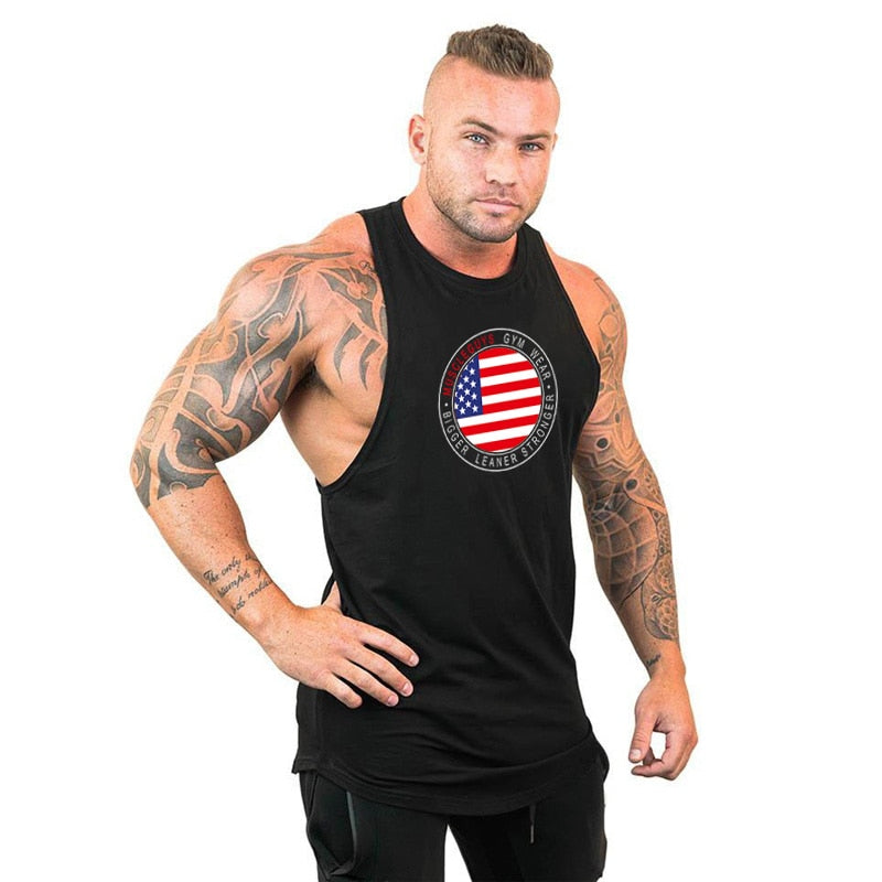 Men's Sleeveless Bodybuilding Tank Top