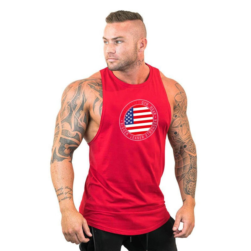 Men's Sleeveless Bodybuilding Tank Top
