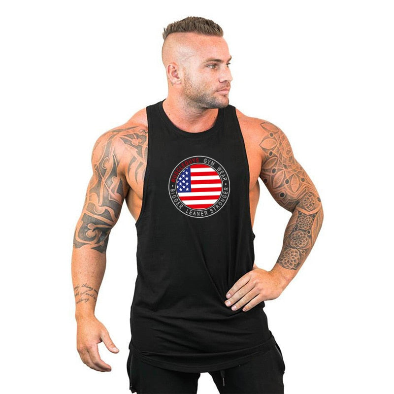 Men's Sleeveless Bodybuilding Tank Top