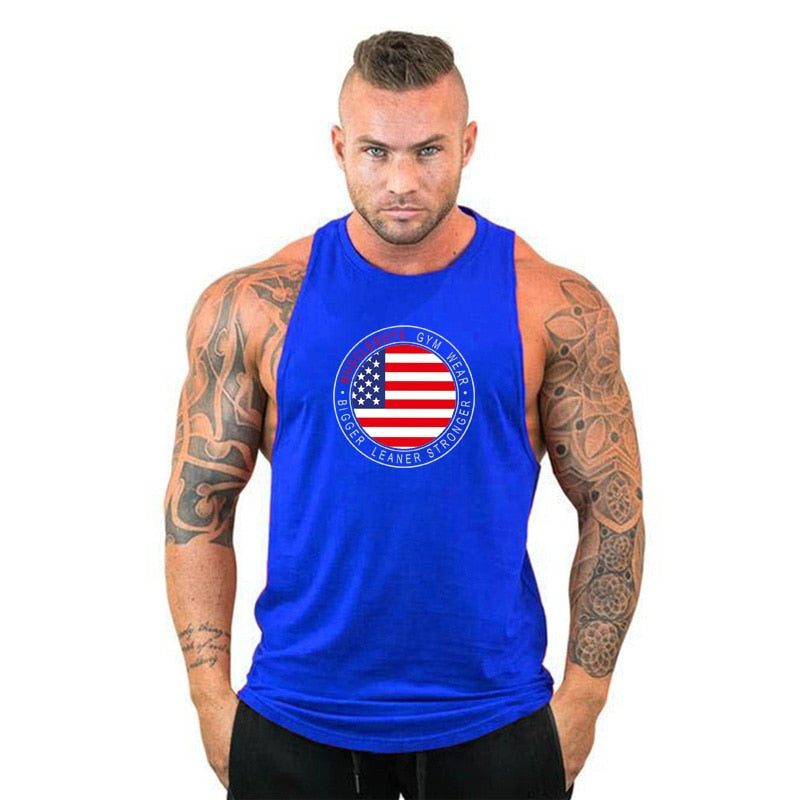 Men's Sleeveless Bodybuilding Tank Top