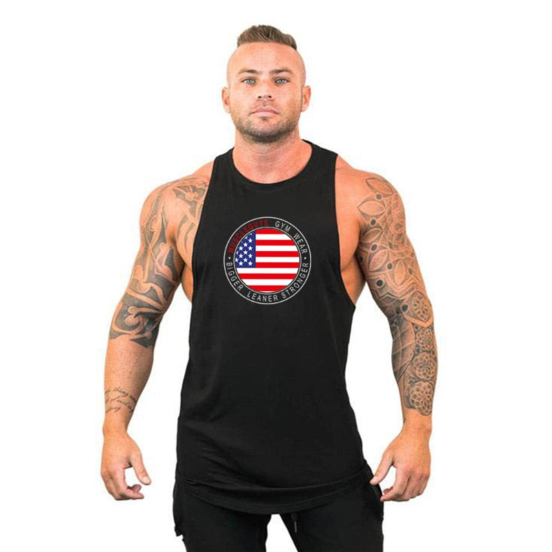 Men's Sleeveless Bodybuilding Tank Top