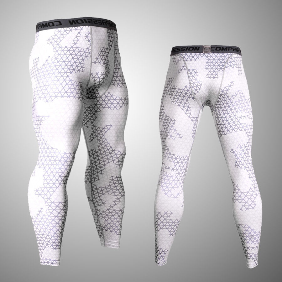 Men's Camouflage Fitness Tracksuit