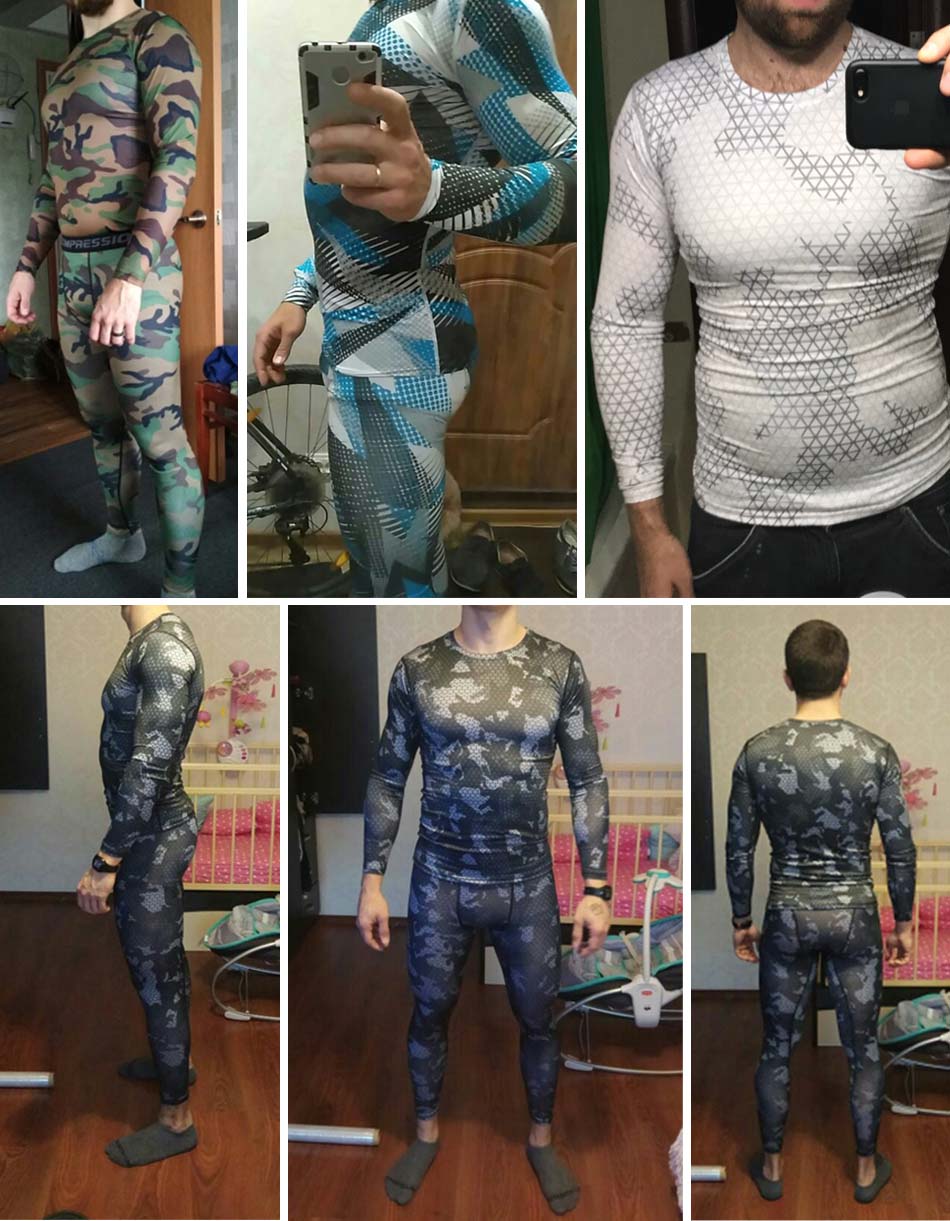 Men's Camouflage Fitness Tracksuit