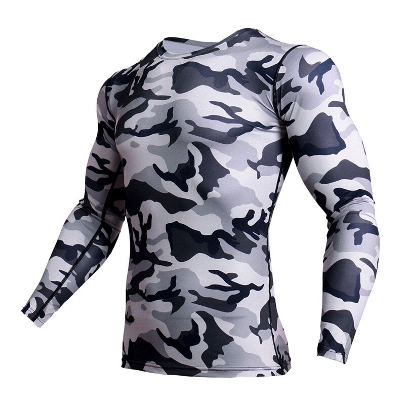 Men's Camouflage Fitness Tracksuit