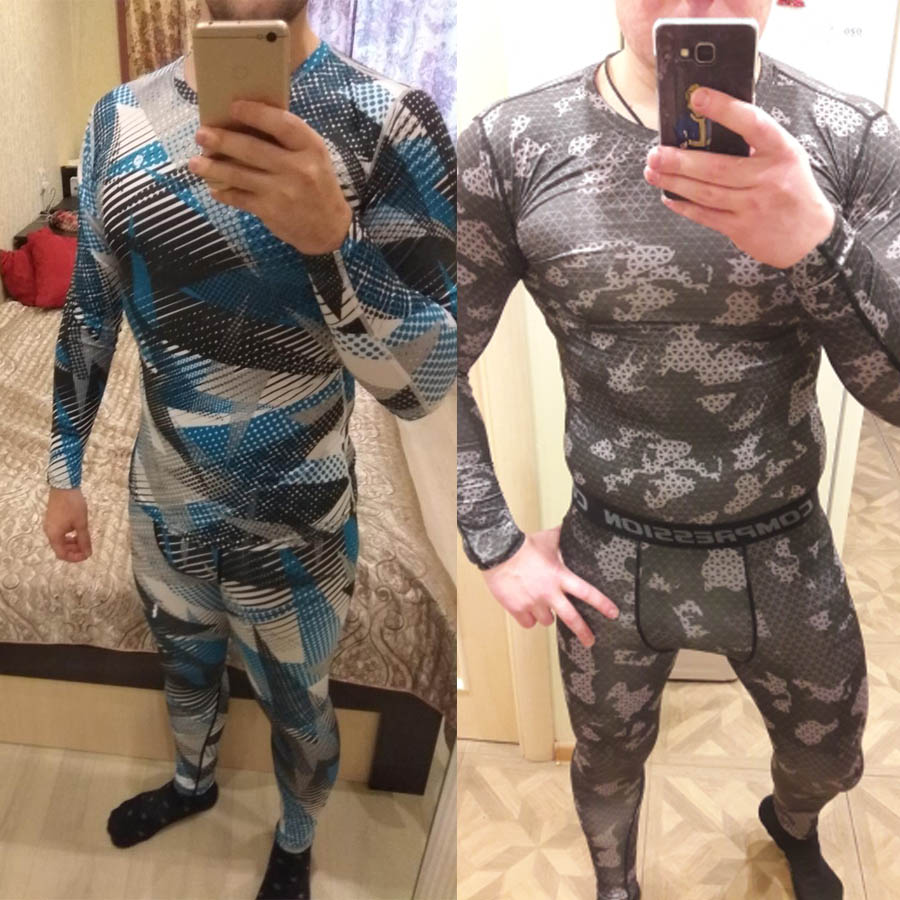 Men's Camouflage Fitness Tracksuit