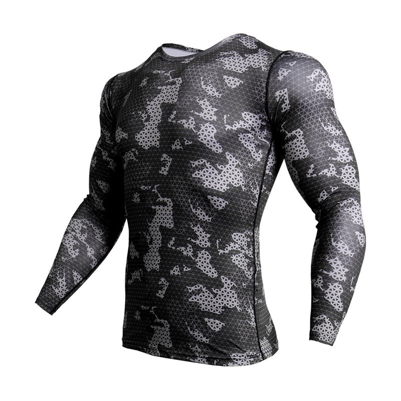 Men's Camouflage Fitness Tracksuit
