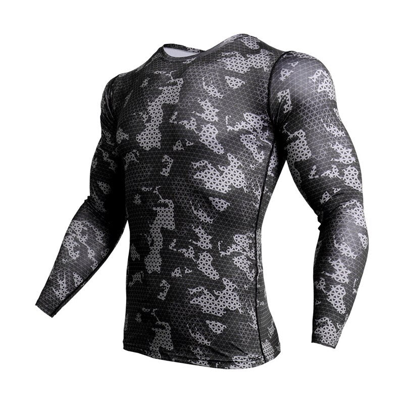 Men's Camouflage Fitness Tracksuit
