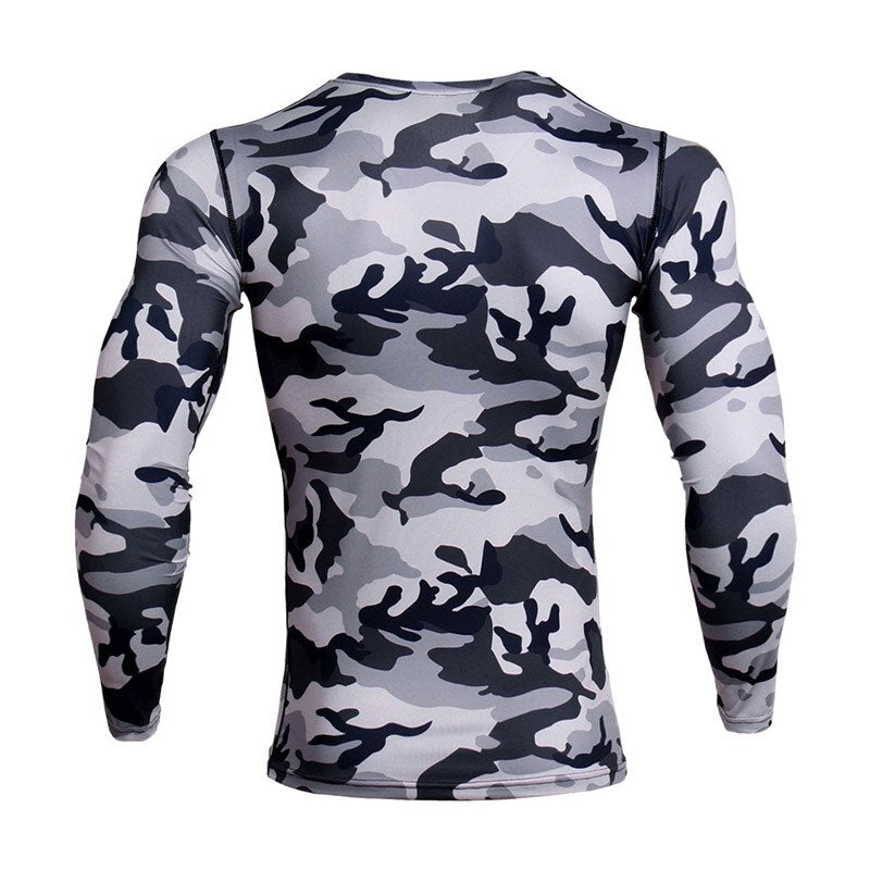 Men's Camouflage Fitness Tracksuit