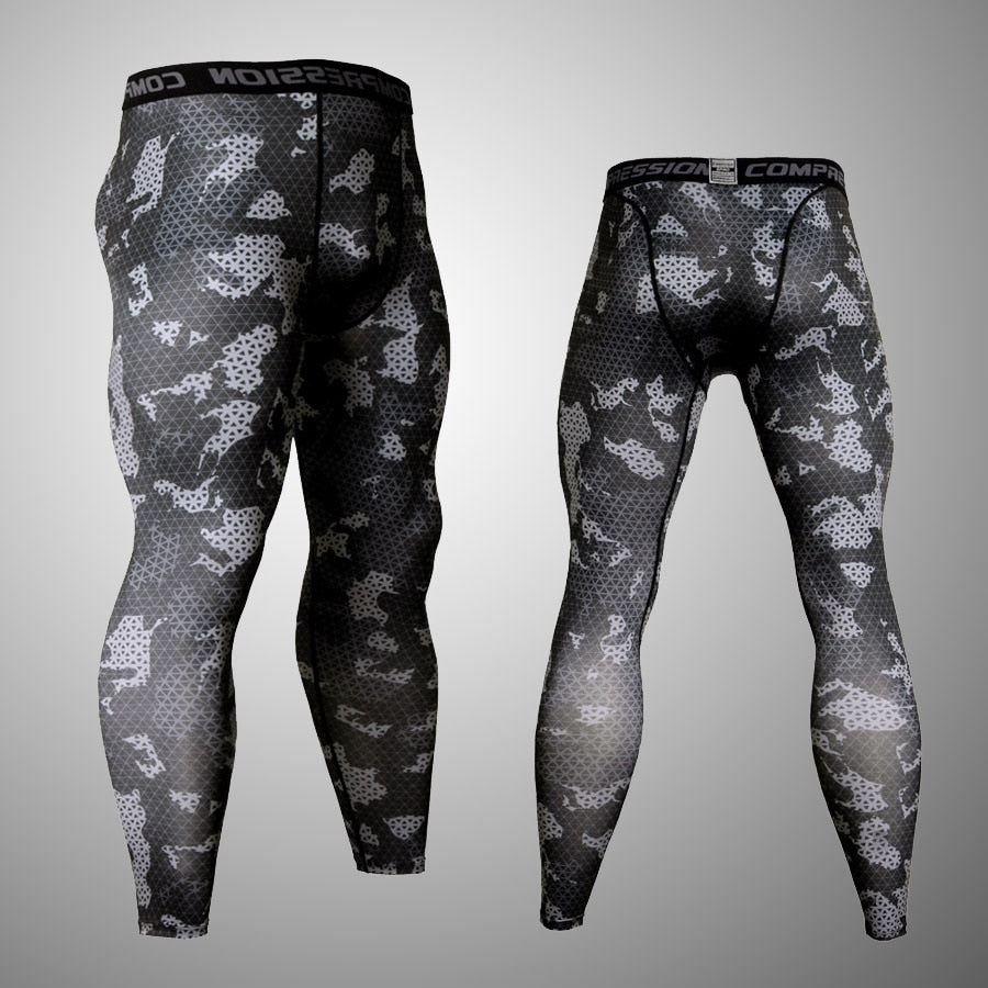 Men's Camouflage Fitness Tracksuit