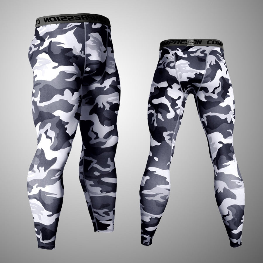 Men's Camouflage Fitness Tracksuit