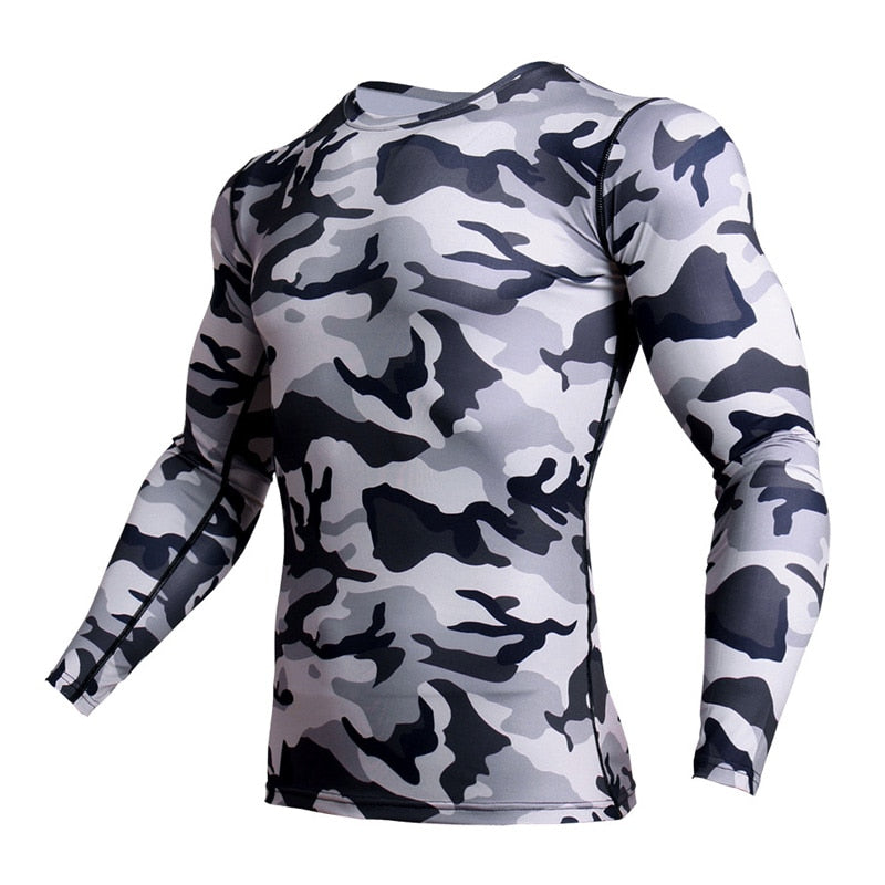 Men's Camouflage Fitness Tracksuit