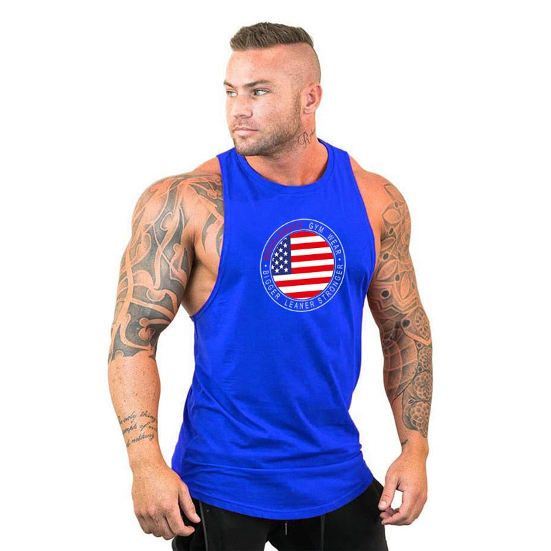 Men's Sleeveless Bodybuilding Tank Top