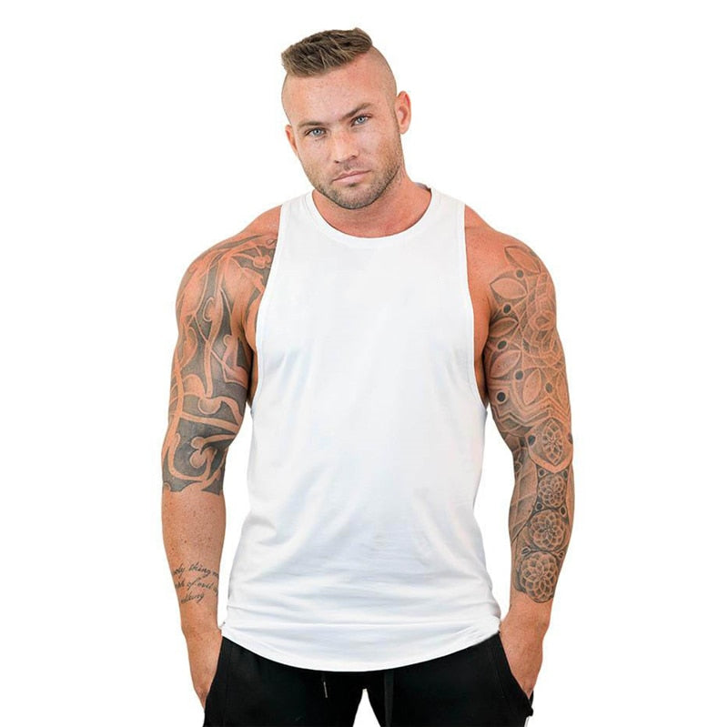 Men's Sleeveless Bodybuilding Tank Top