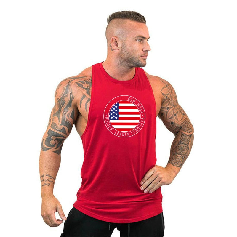 Men's Sleeveless Bodybuilding Tank Top