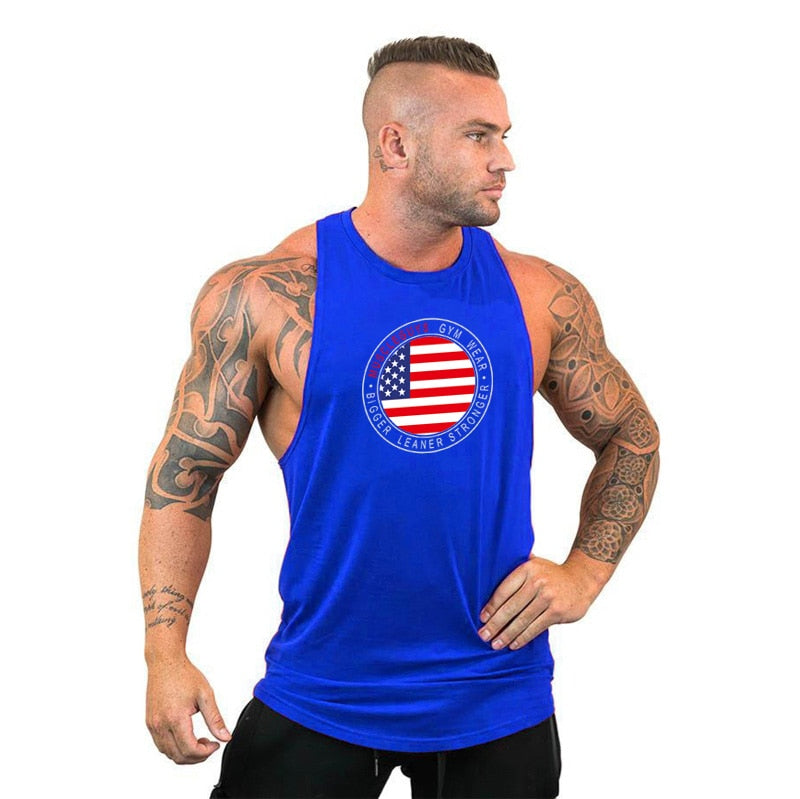 Men's Sleeveless Bodybuilding Tank Top