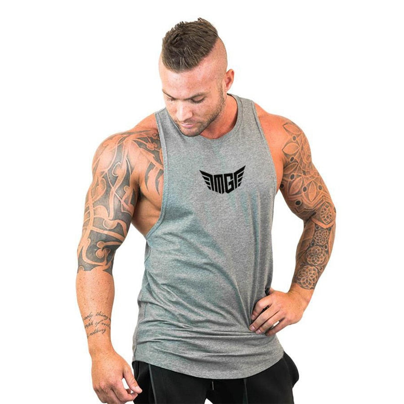 Men's Sleeveless Bodybuilding Tank Top