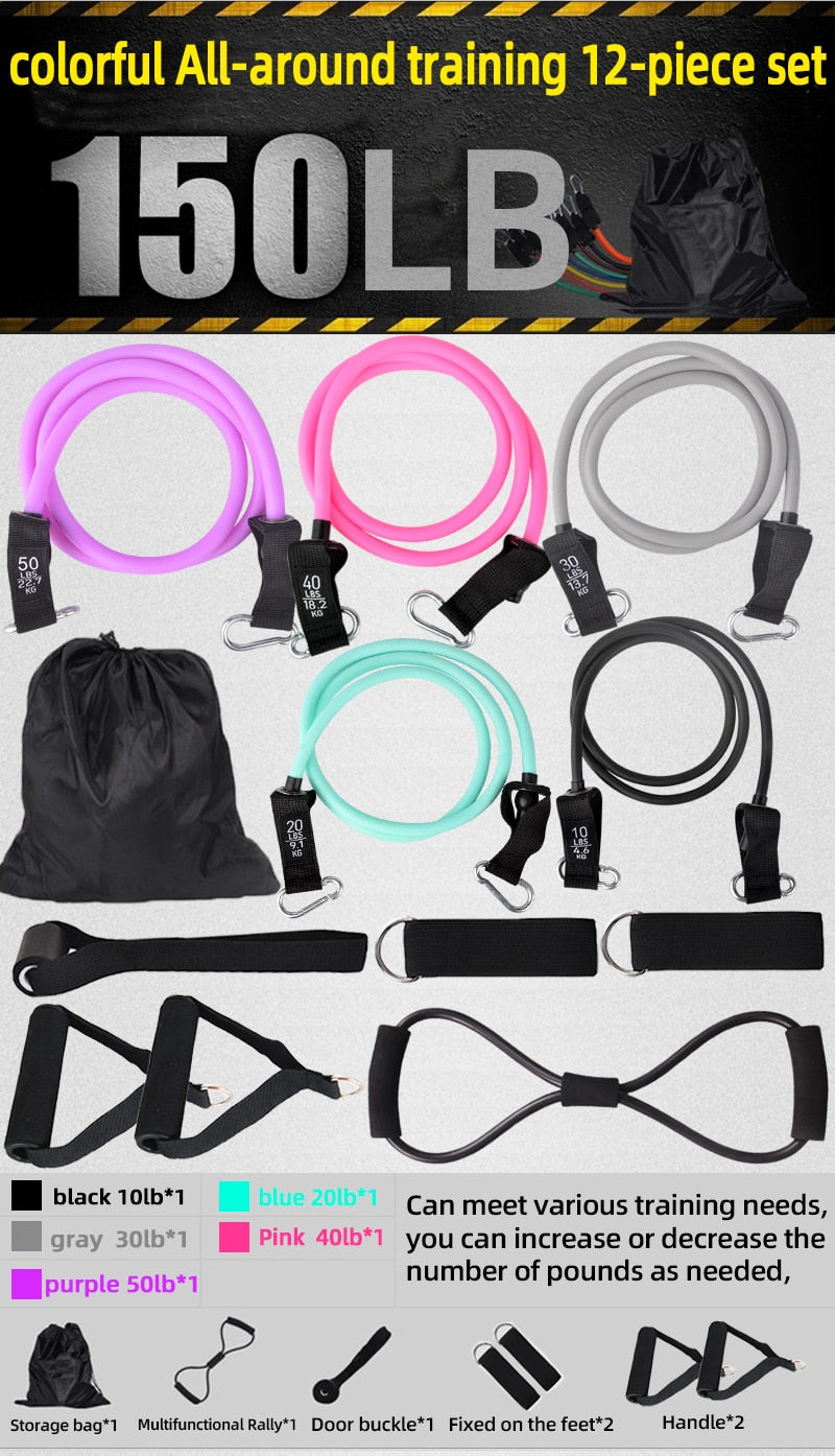 Bodybuilding Resistance Band Set