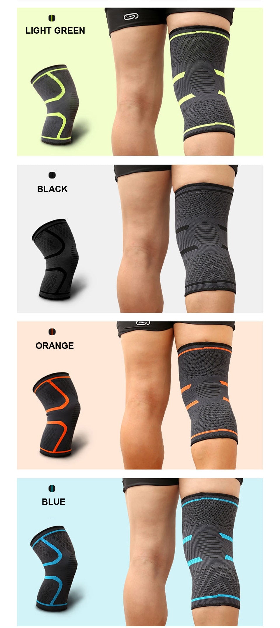 Fitness Compression Knee Support Braces