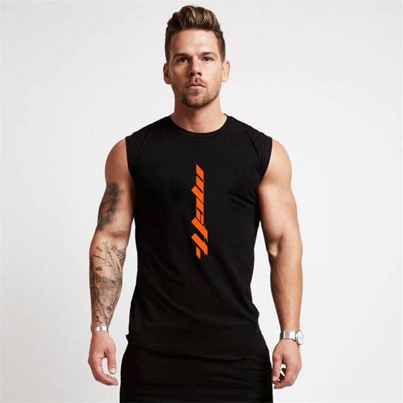 Men's Sleeveless Fitness Tank Top