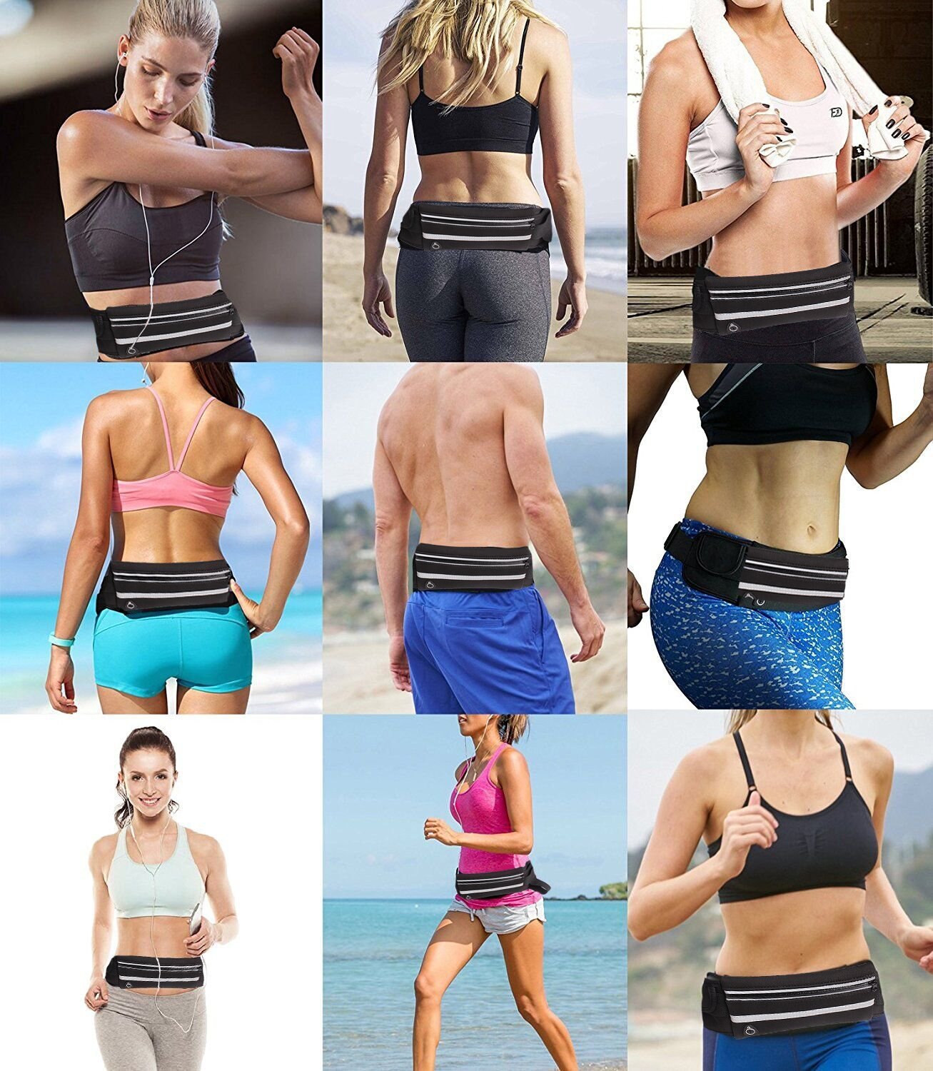 Unisex Sports Waist Holder Belt