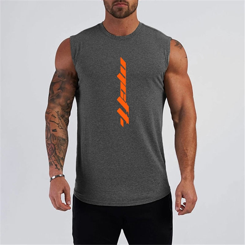 Men's Sleeveless Fitness Tank Top