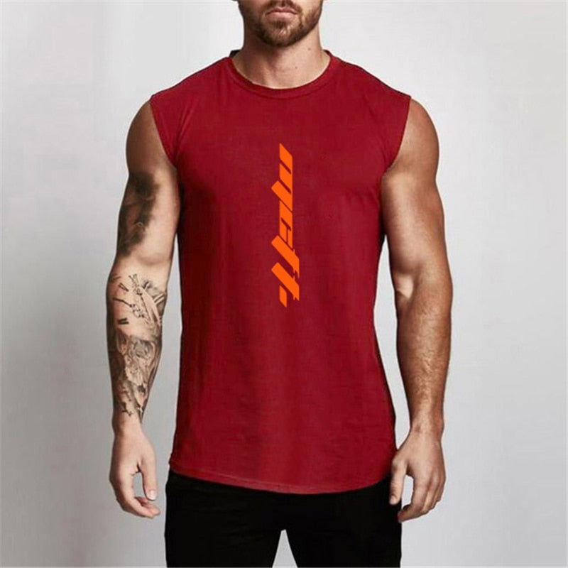 Men's Sleeveless Fitness Tank Top