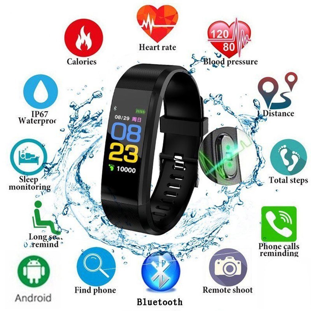 Smart Watch Heart Rate  Fitness Tracker