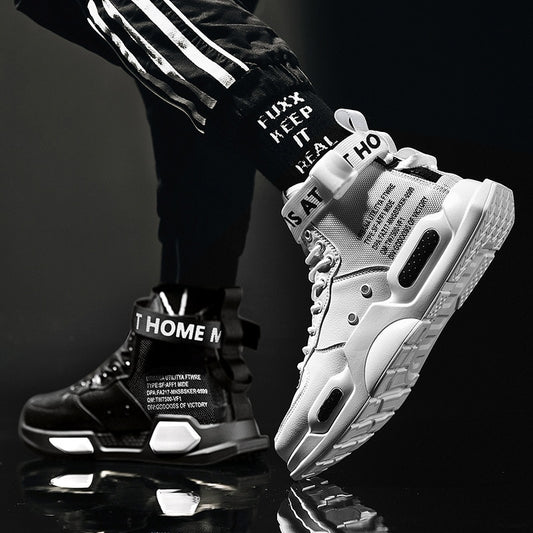 Men's High Top Leather Sneakers