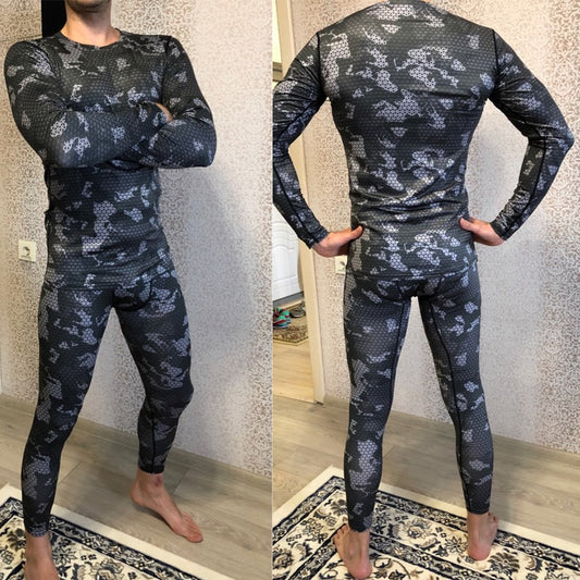 Men's Camouflage Fitness Tracksuit