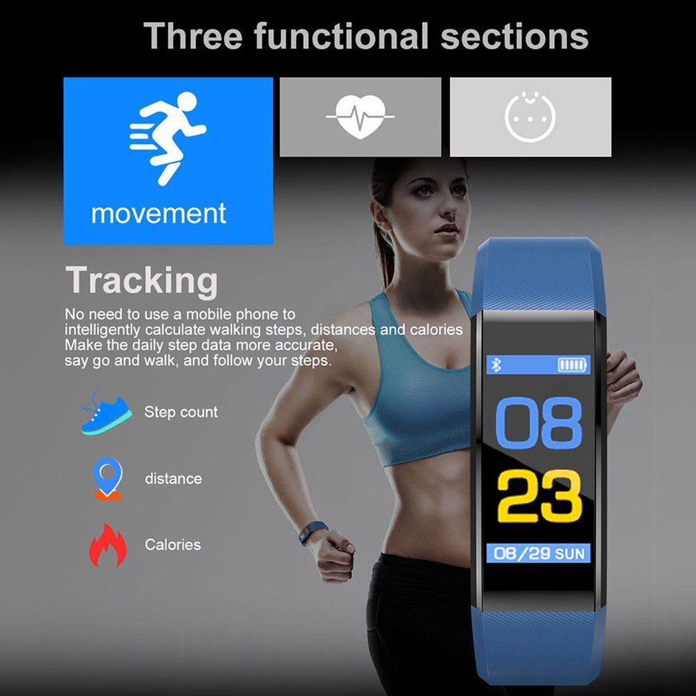 Smart Watch Heart Rate  Fitness Tracker