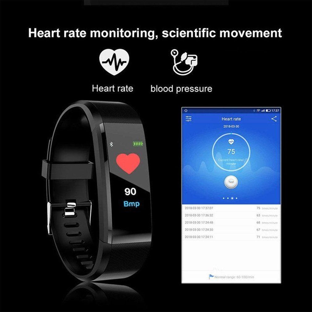 Smart Watch Heart Rate  Fitness Tracker