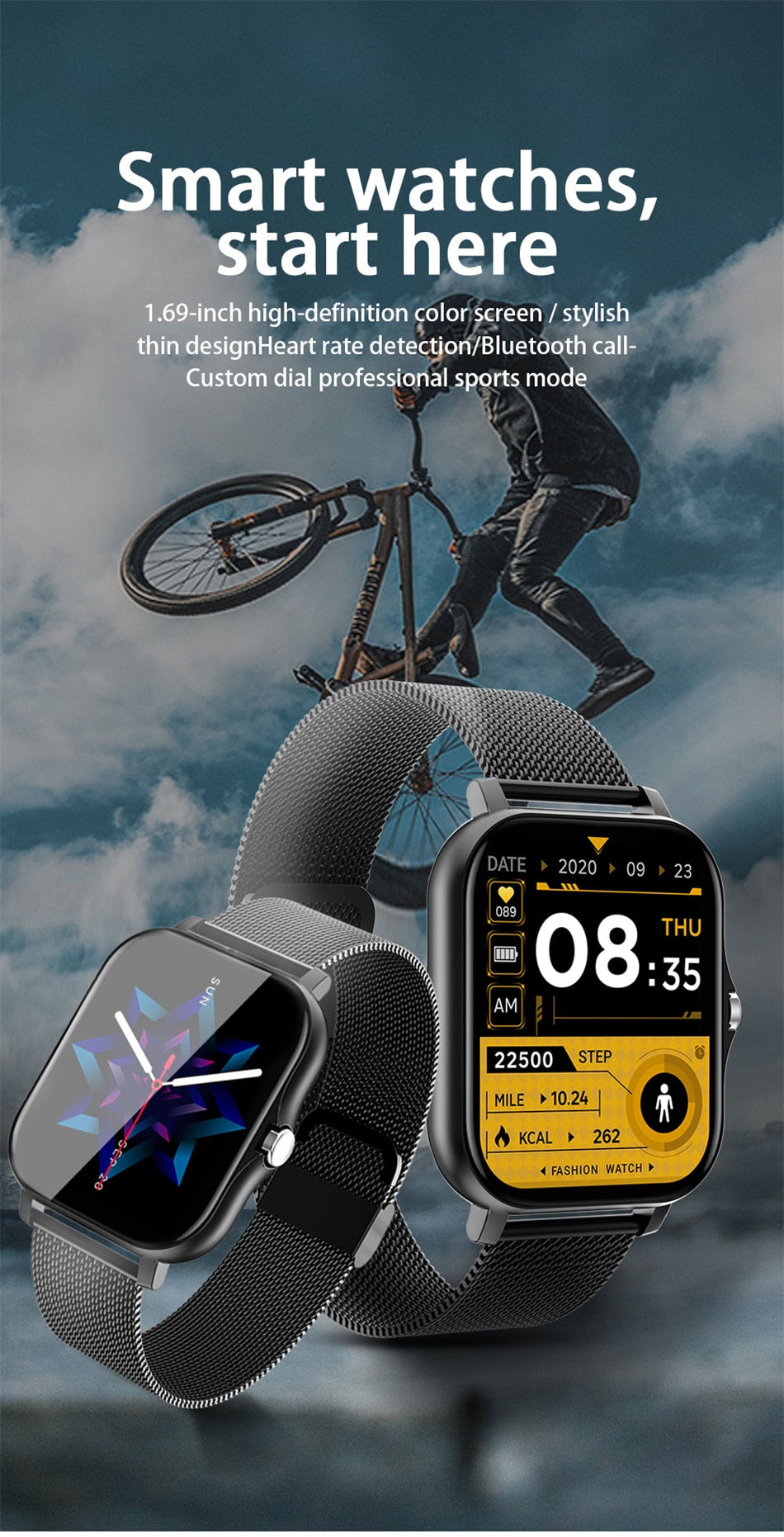 Smart Watch Fitness Tracker