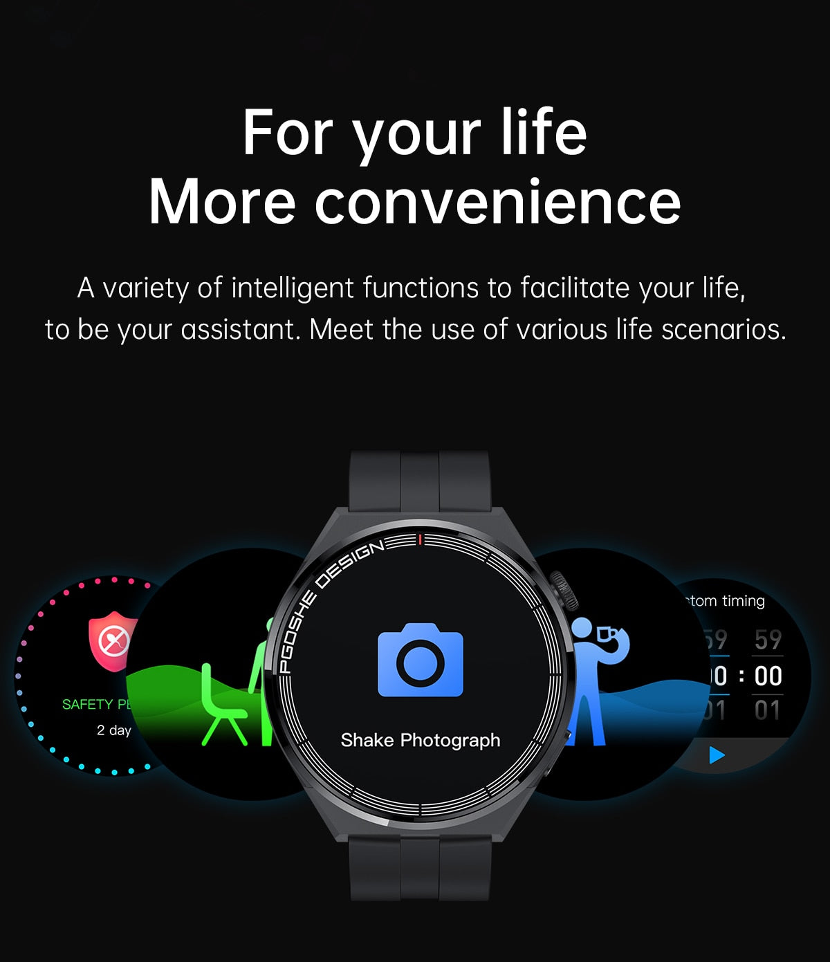 Smart Watch Bluetooth Fitness Tracker