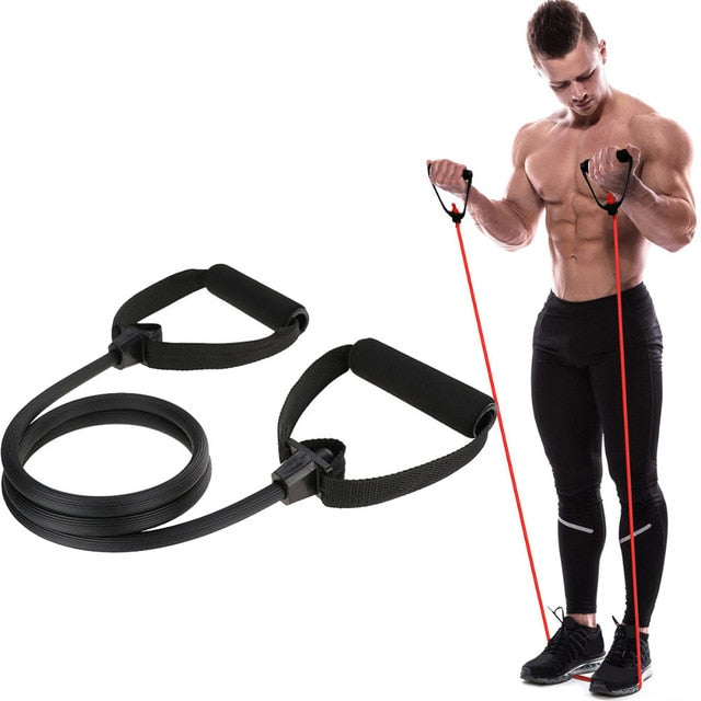 Body Building Rope Bar Kit