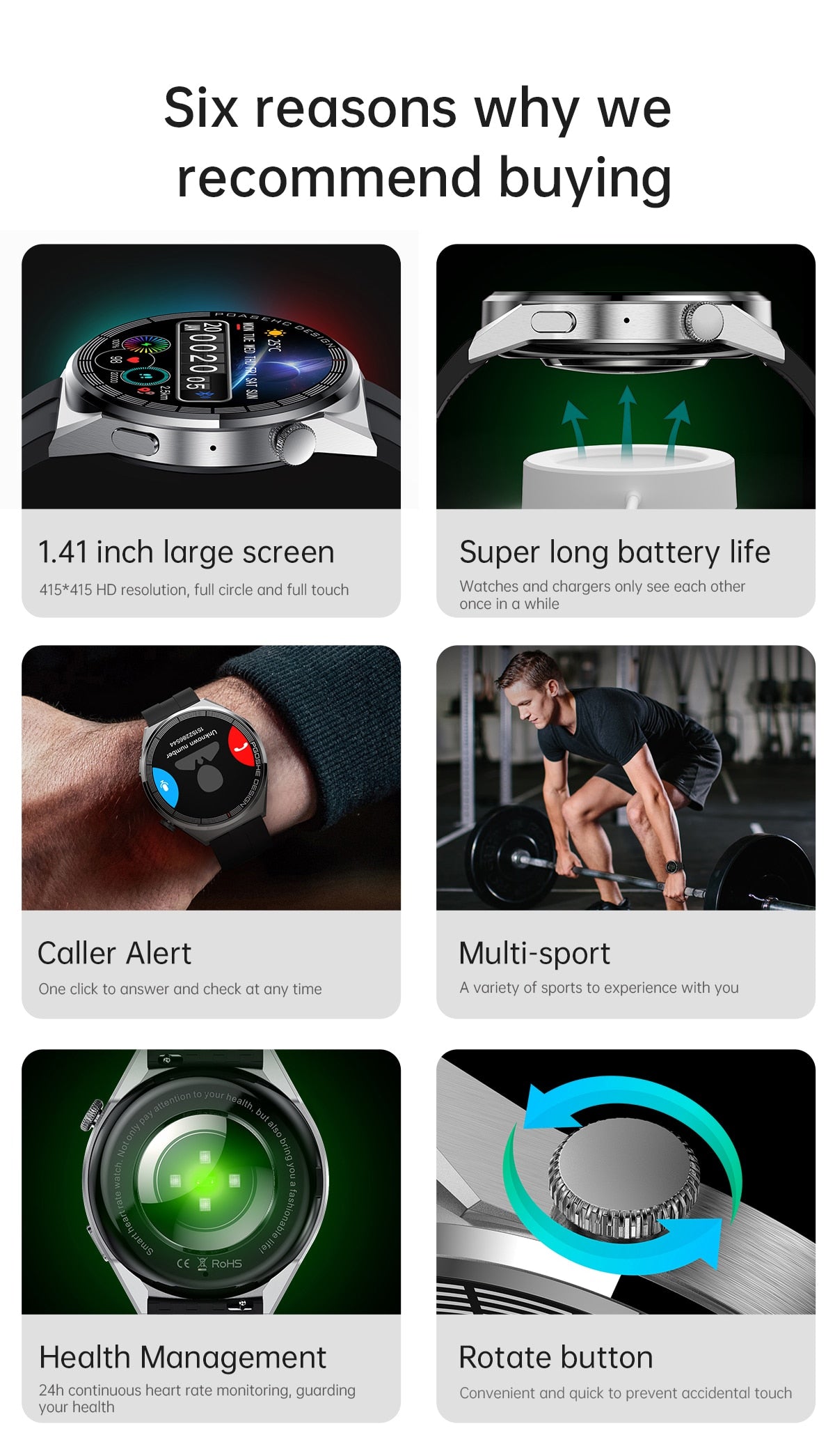 Smart Watch Bluetooth Fitness Tracker