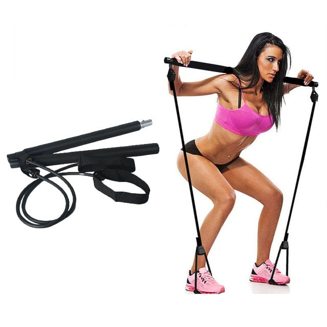 Body Building Rope Bar Kit