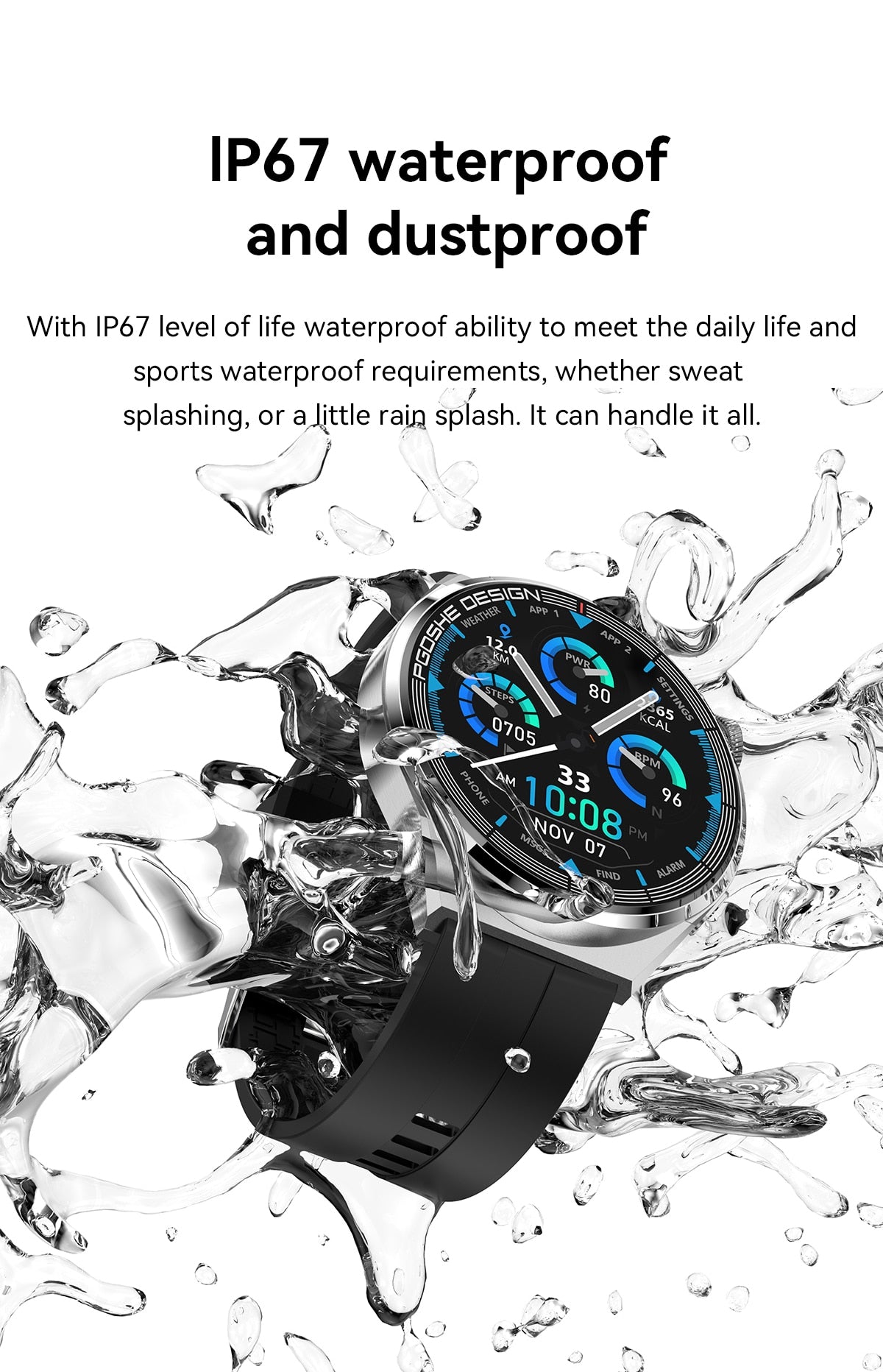 Smart Watch Bluetooth Fitness Tracker