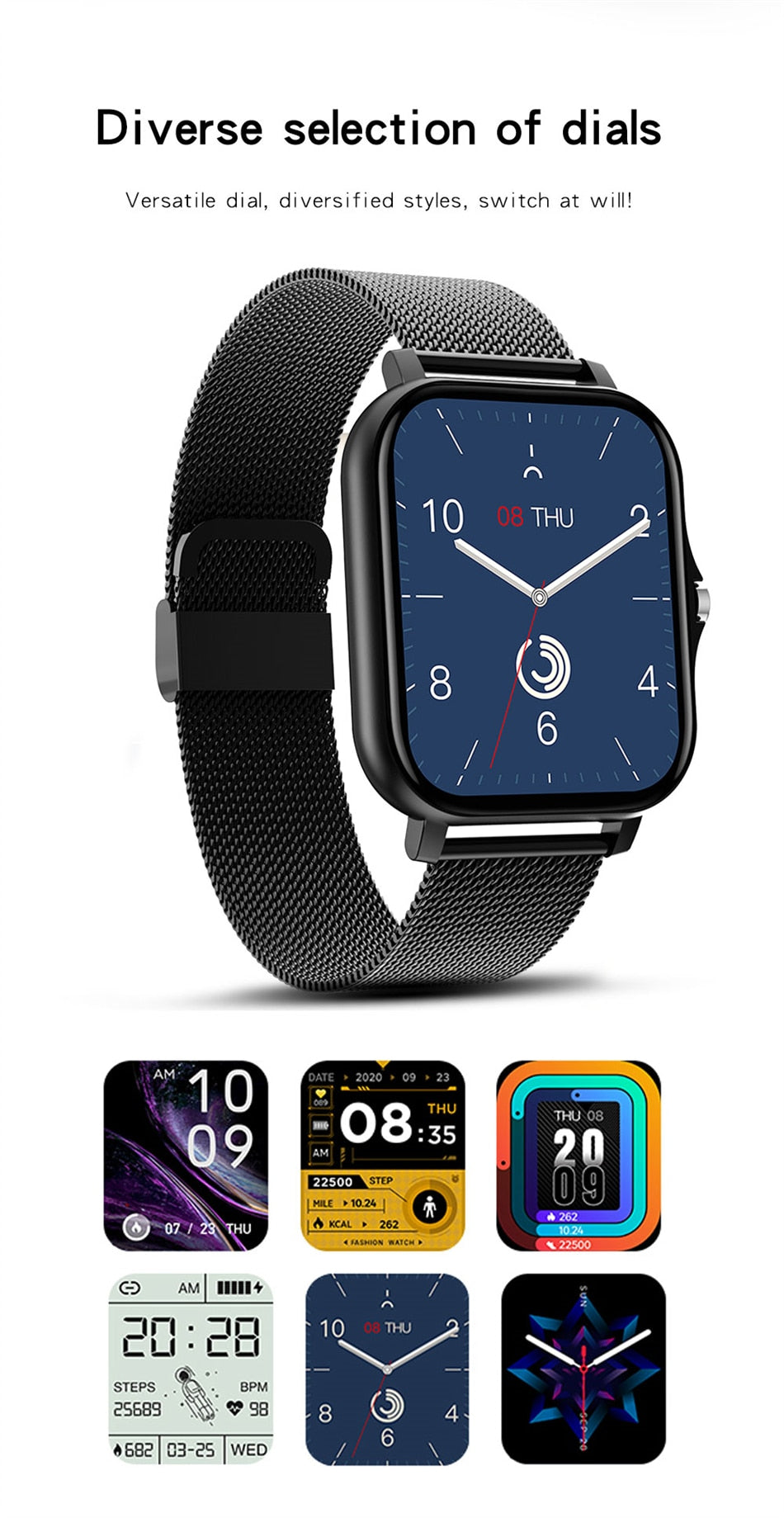 Smart Watch Fitness Tracker