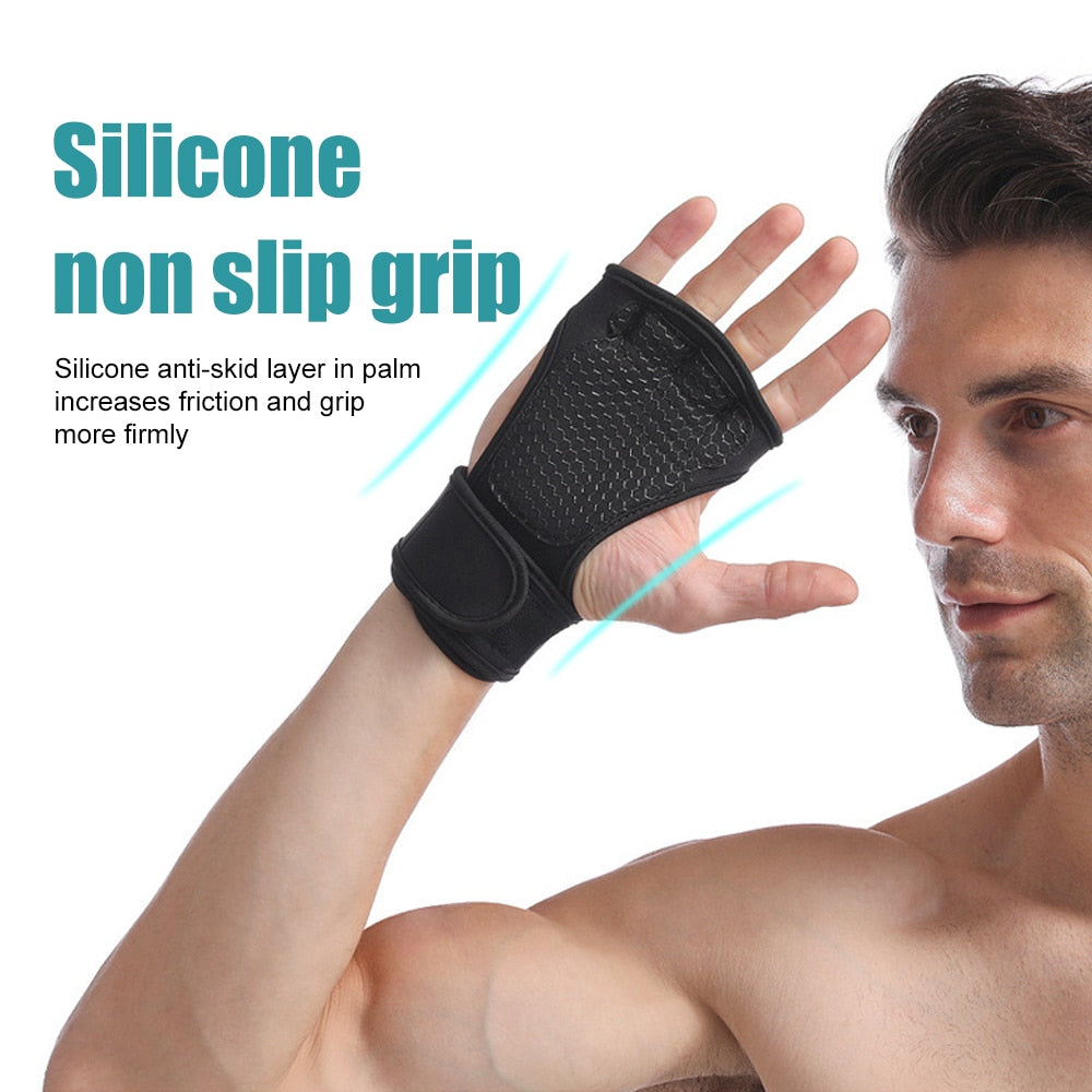 Fitness Anti-Slip Palm Guard Gloves