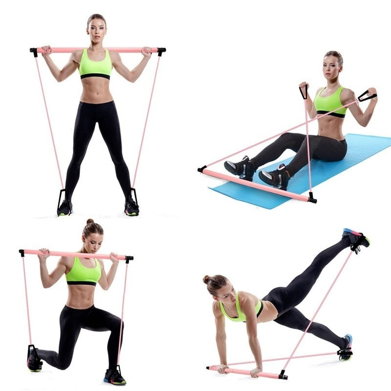 Body Building Rope Bar Kit