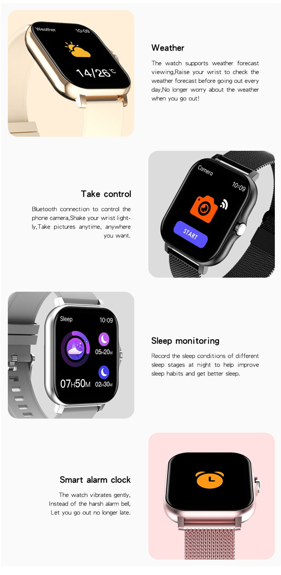 Smart Watch Fitness Tracker