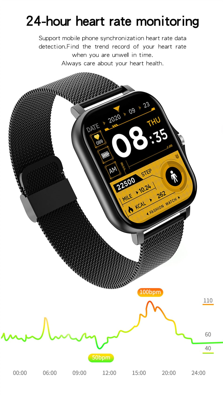 Smart Watch Fitness Tracker