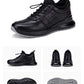 Men's Black Leather Fitness Shoes