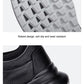 Men's Black Leather Fitness Shoes