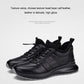 Men's Black Leather Fitness Shoes